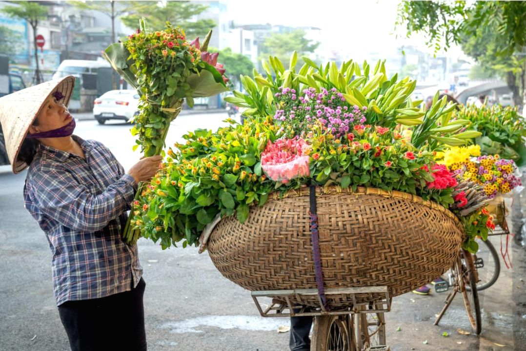Bouquet arranging workshop